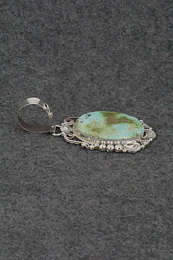 Turquoise & Sterling Silver Pendant - Anthony Brown
