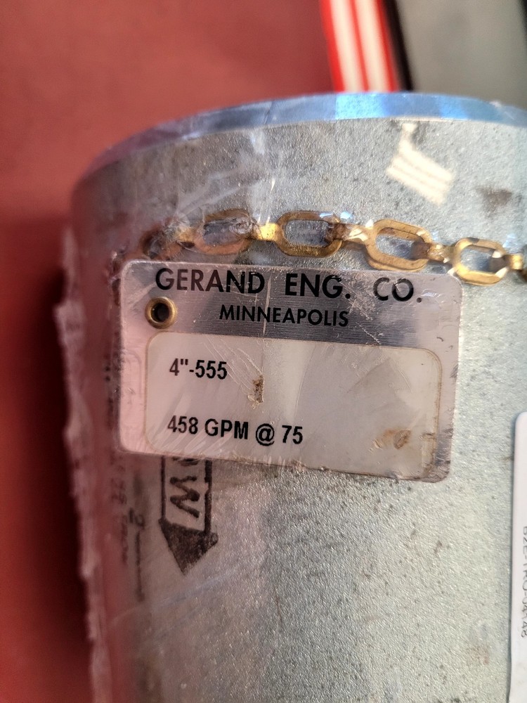 GERAND ENGINEERING 4"-555  Flow Meter  (S1-C267)
