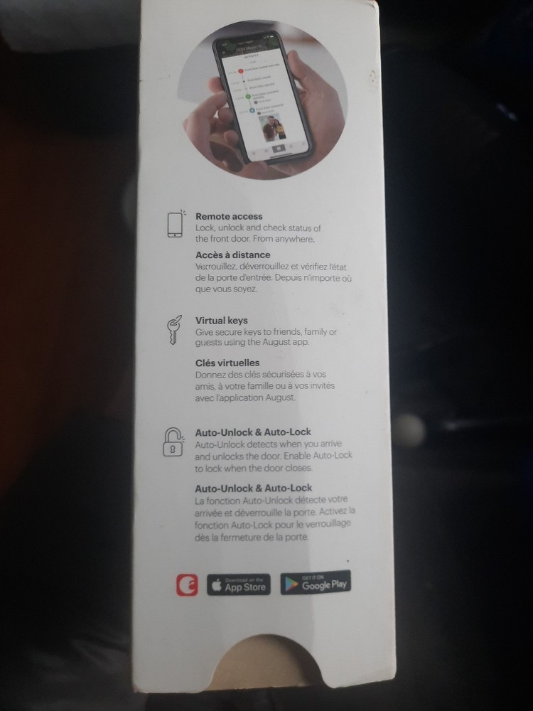 august wifi smart lock silver