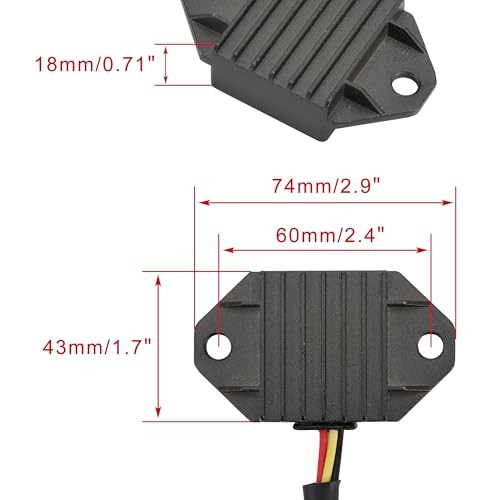 4 Wire 12V Voltage Regulator Rectifier Replacement for WR250F WR250 2007