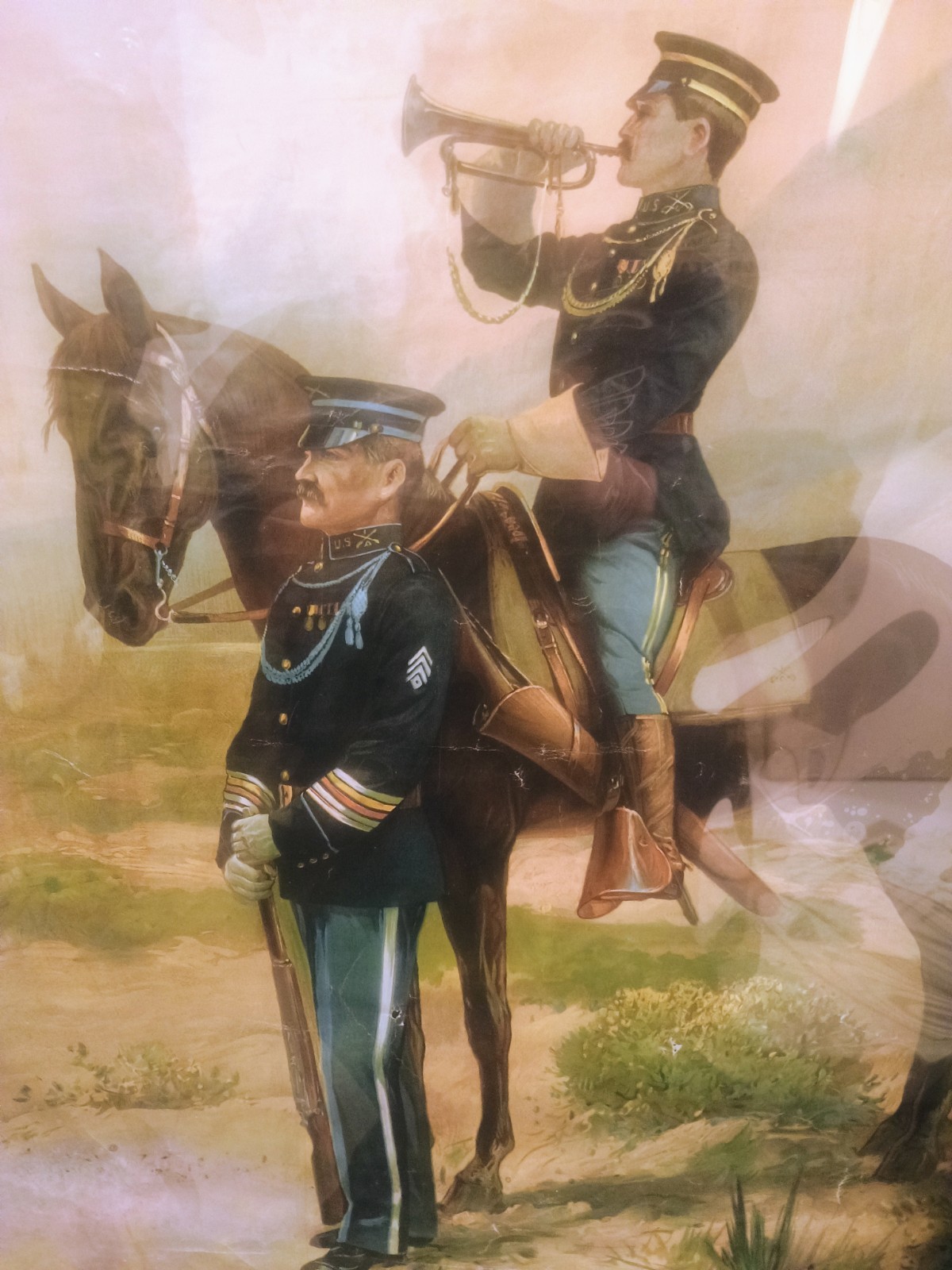 Large Original 1908 Army Recruiting Poster