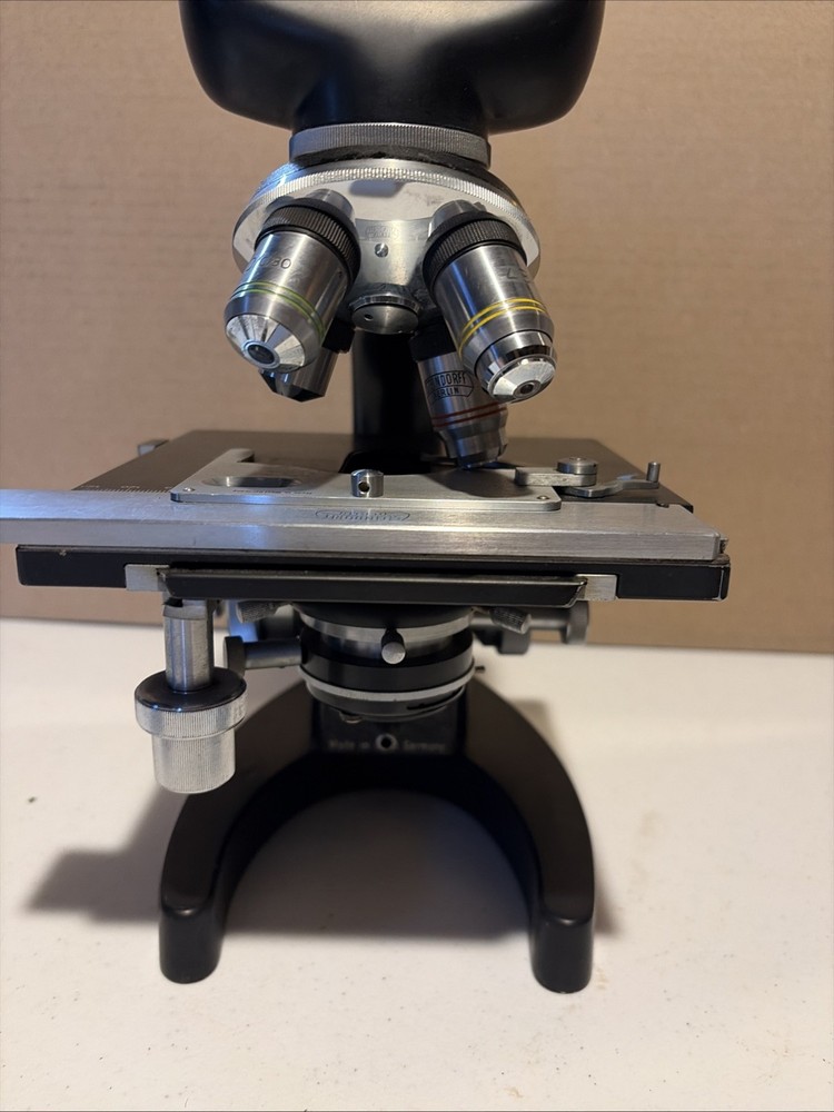 Vintage Steindorff Berlin Monocular Microscope Tested