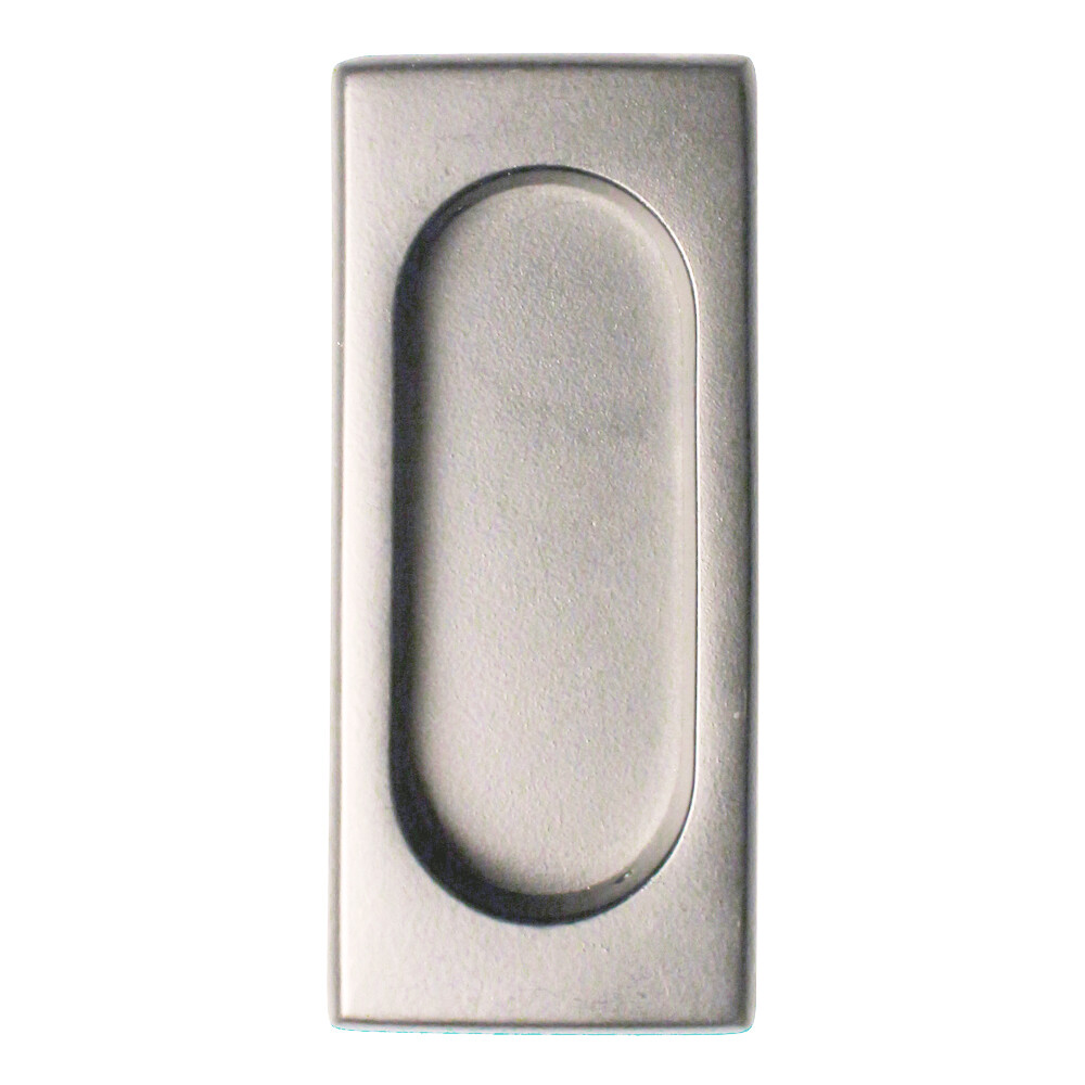 Deltana FP4134 Rectangular 4 inch Flush Pull Solid Brass