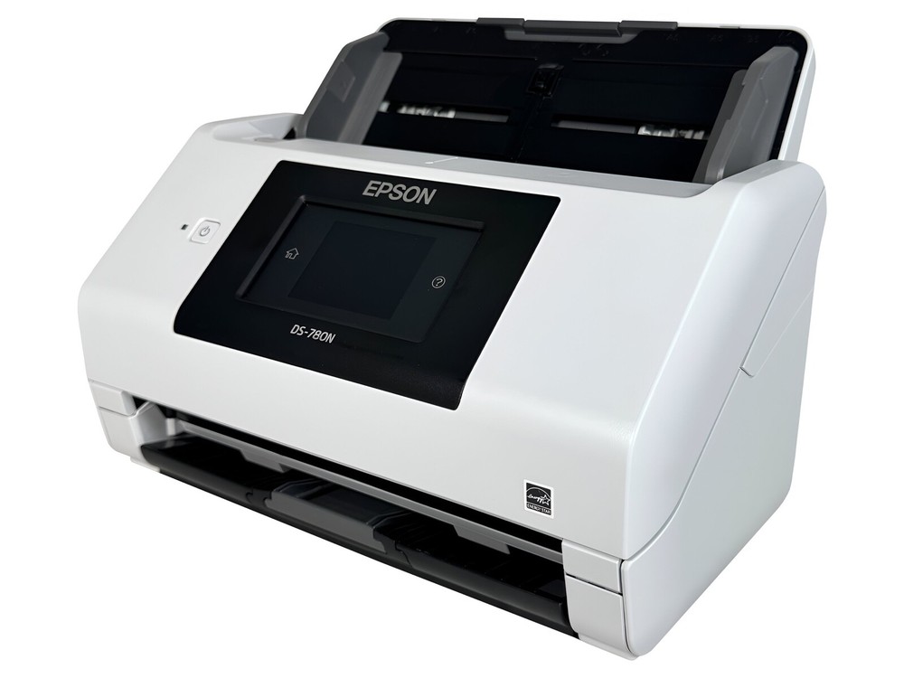 Epson Workforce DS-780N J381C Duplex Network Document Scanner w/Adapter GRADE A!