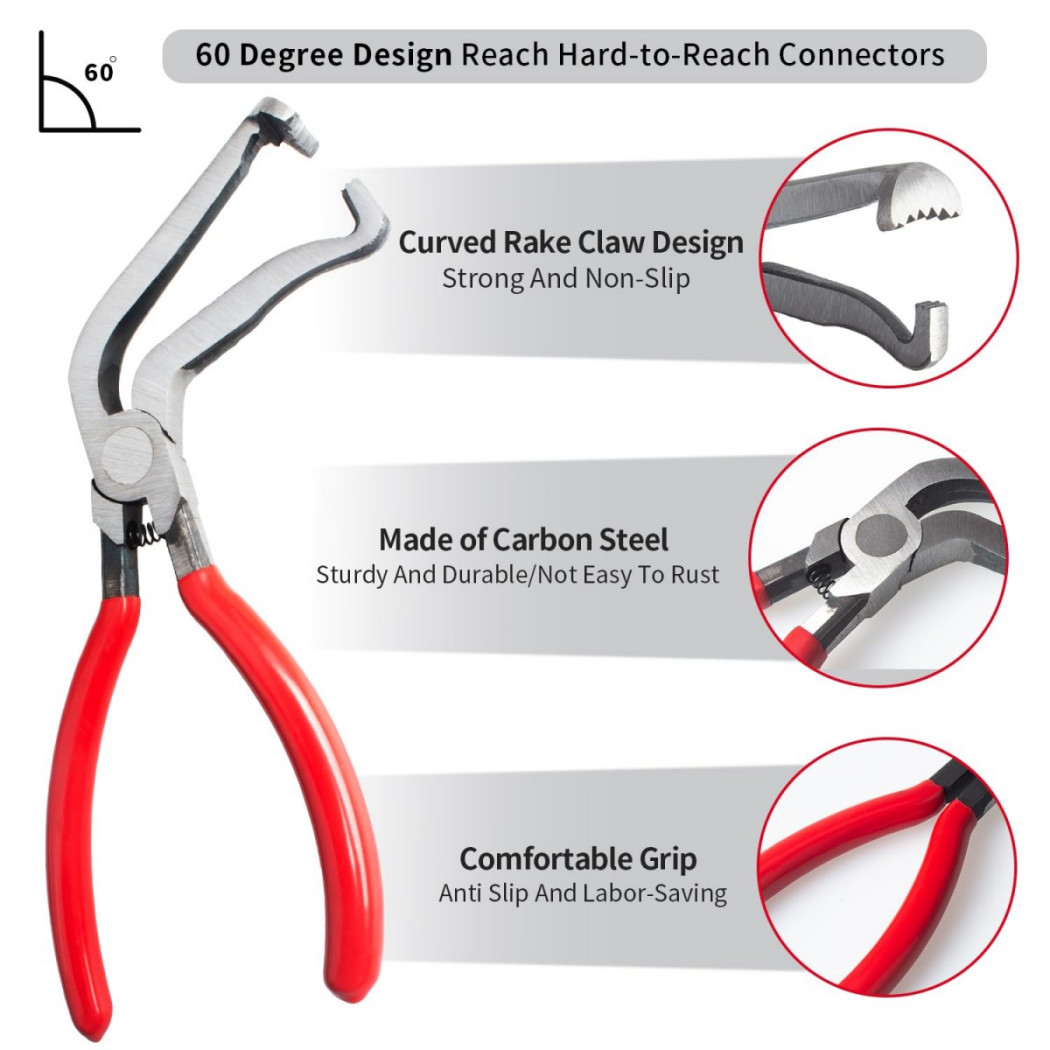 4 Pack Electrical Disconnect Pliers Electrical Connector Separator for Cars US