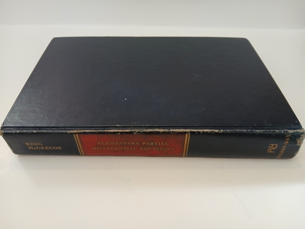 Elementary Partial Differential Equations by Berg & McGregor (1966 VTG HC)