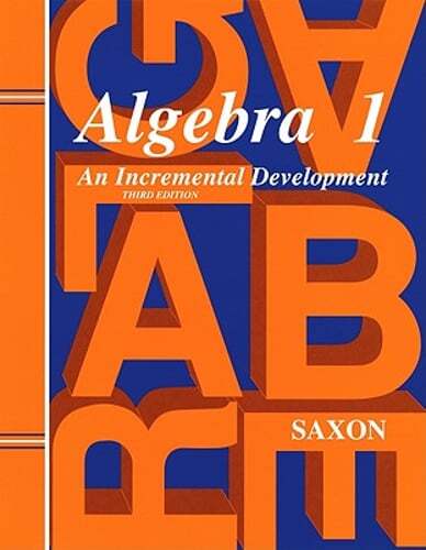Saxon Algebra 1 Solutions Manual Third Edition by Saxon: Used