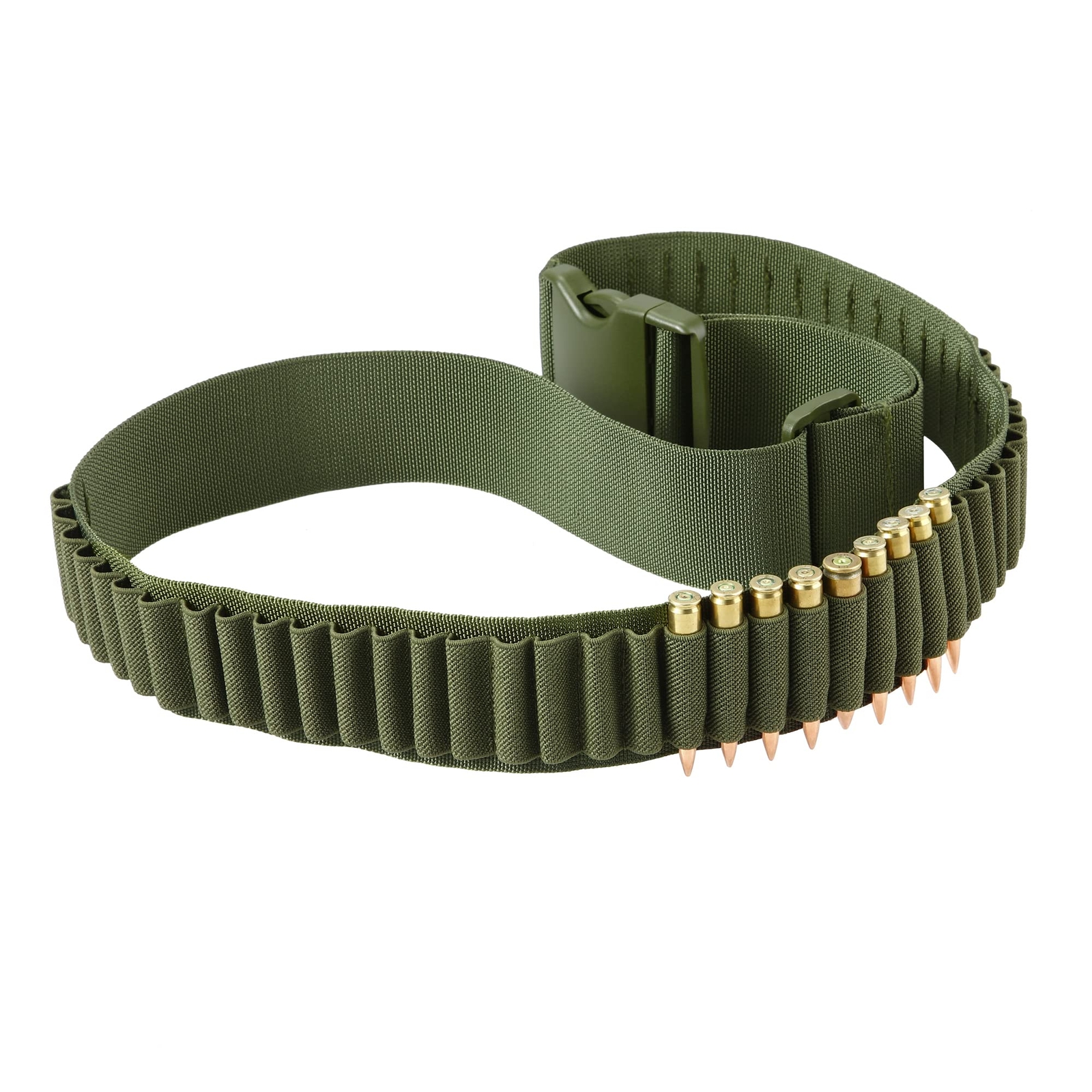 Adjustable Rifle Ammo Bandolier 50 Rounds 10/22/.22LR/.17HMR/.222/.223, 5.56mm