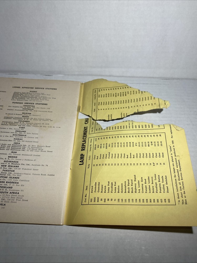 HO - 1950 Instructions For Assembling And Operating Lionel Trains