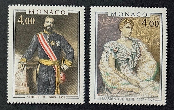 MONACO  1246 - 1247    Beautiful  Mint  Never  Hinged  Set