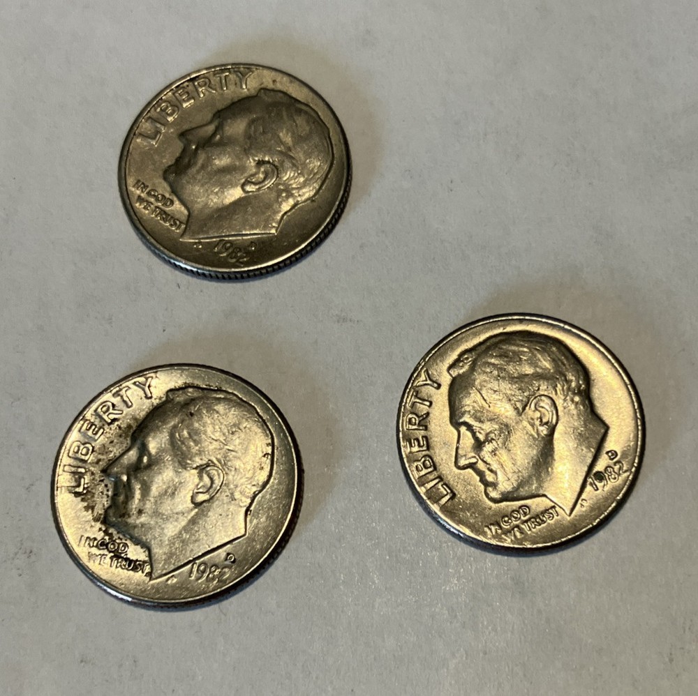 1982D ROOSEVELT DIME Circulated!