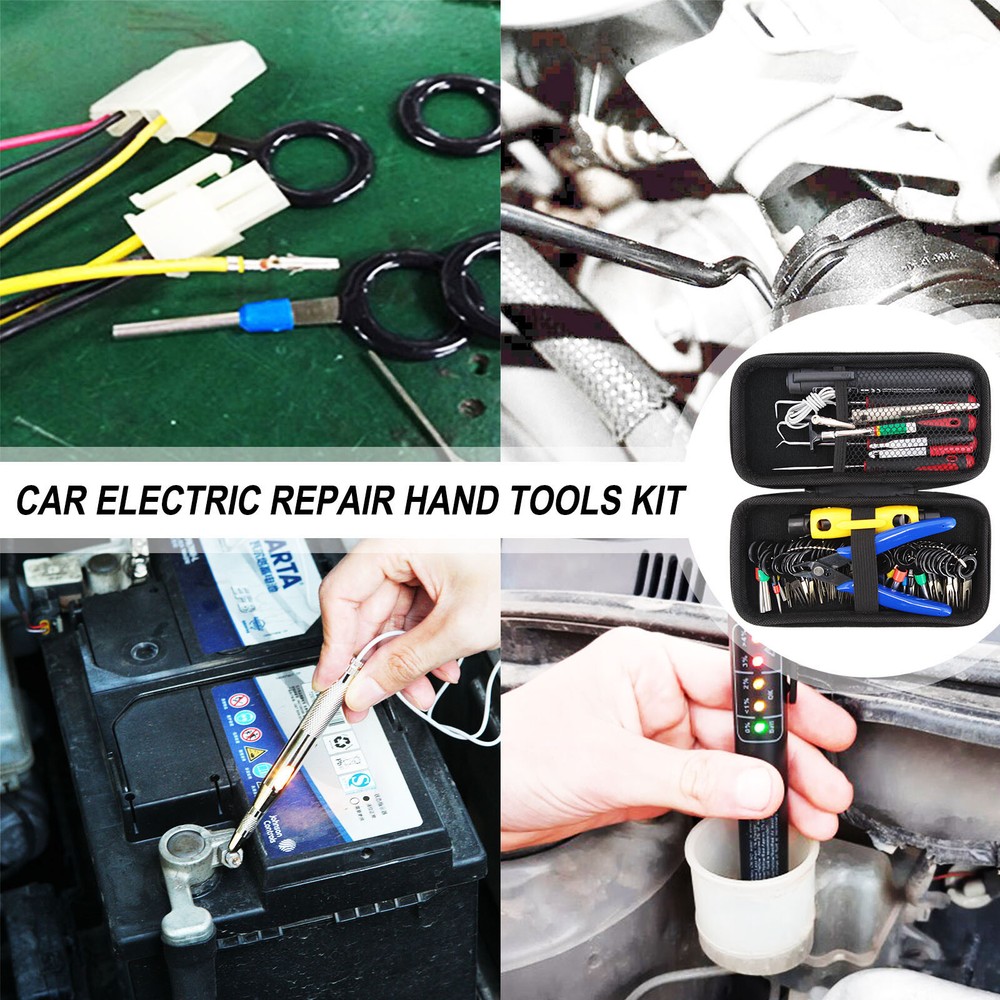 89pcs Wire Extractor Connector Puller Pin Car Terminal Removal Tool Cable Pliers