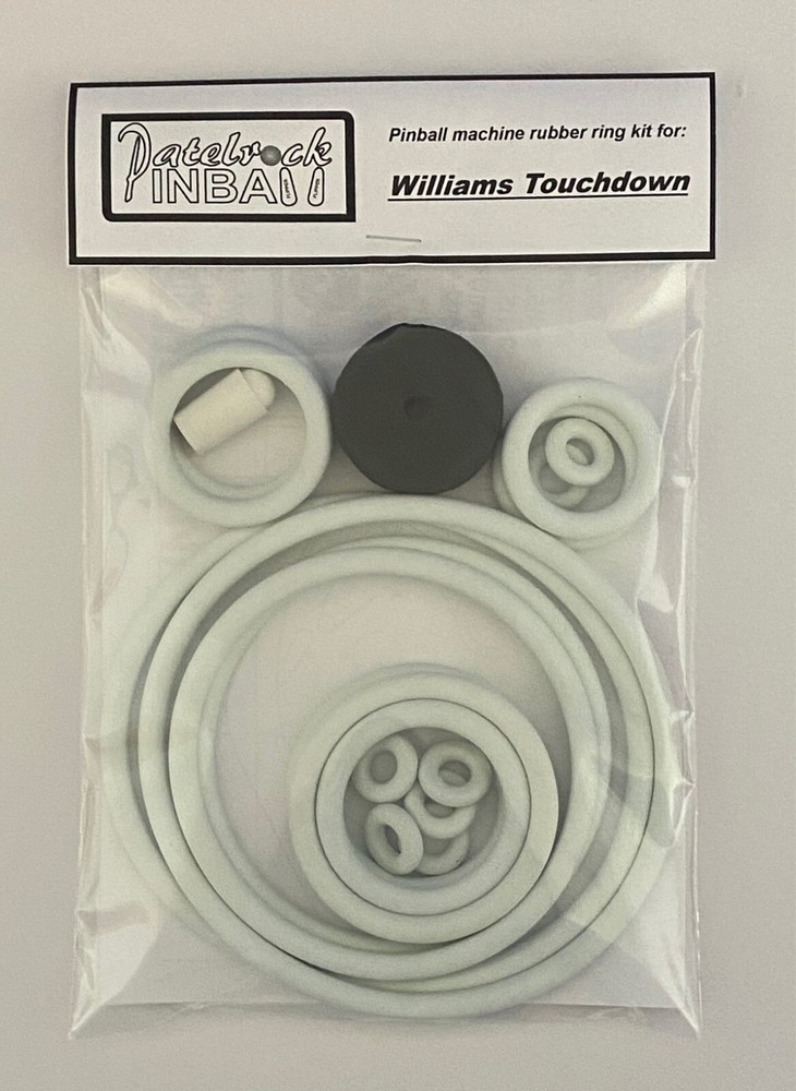 1967 Williams Touchdown Pinball Machine Rubber Ring Kit