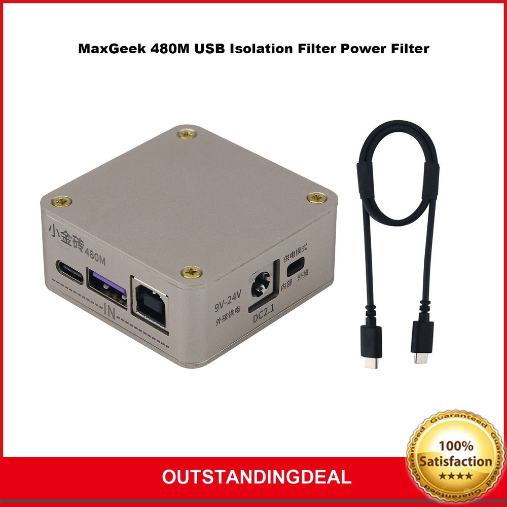 MaxGeek 480M USB Isolation Filter Power Filter Features Enhanced Power Supply