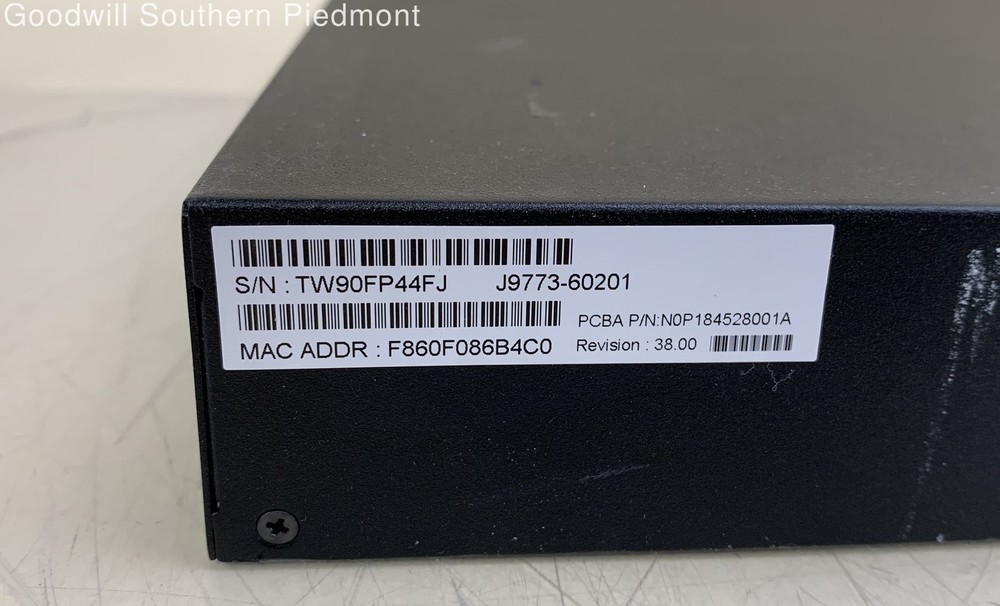 Aruba 2530-24G PoE+ Network Switch - Tested