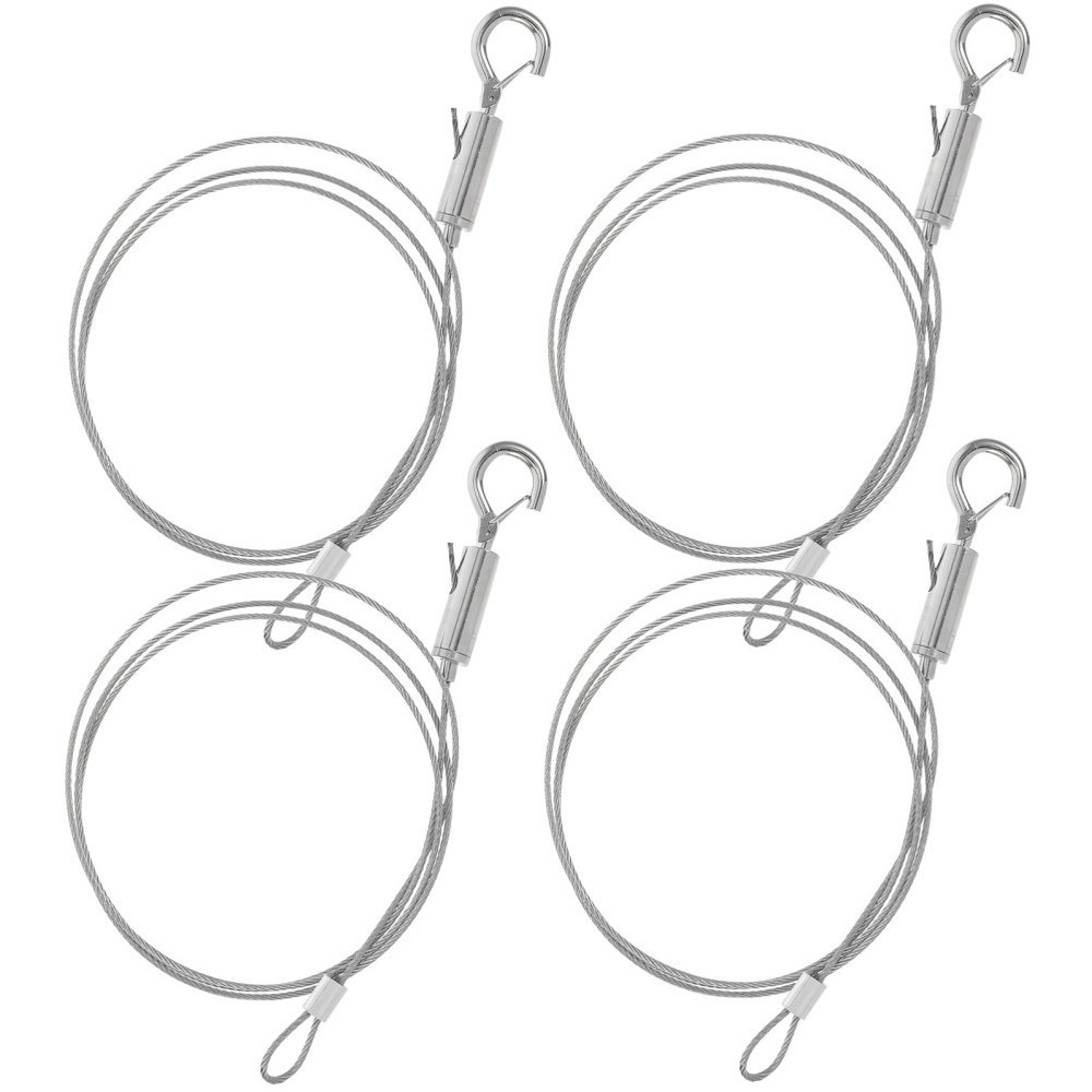 4 Pcs Picture Hanger Hook Gallery Hanging System Adjustable Wire