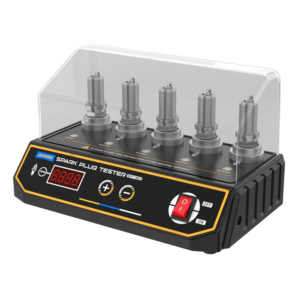 Car Spark Plug Tester 12V Ignition Spark Plug Analyzer 5 Holes Diagnostic Tool