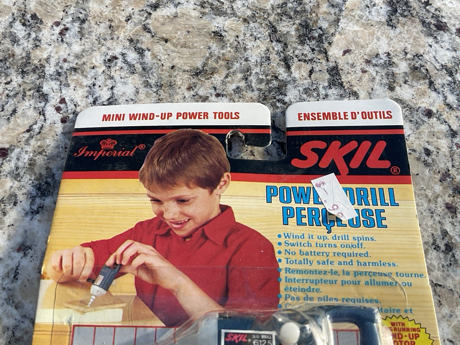 1988 Vintage Wind Up Skil Imperial Mini Power Tools Complete Set Lot Of 4