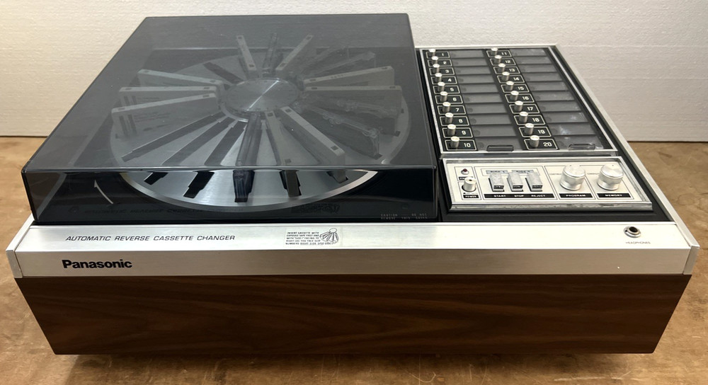 Panasonic RS-296US Automatic Reverse Cassette Player Carousel Tested Watch Video