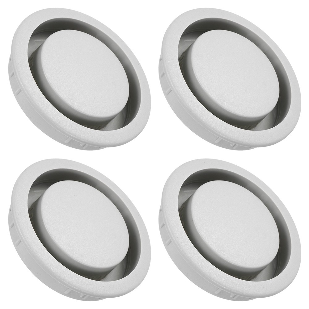 4 pcs round oven cover 50mm/2" for ceiling grey