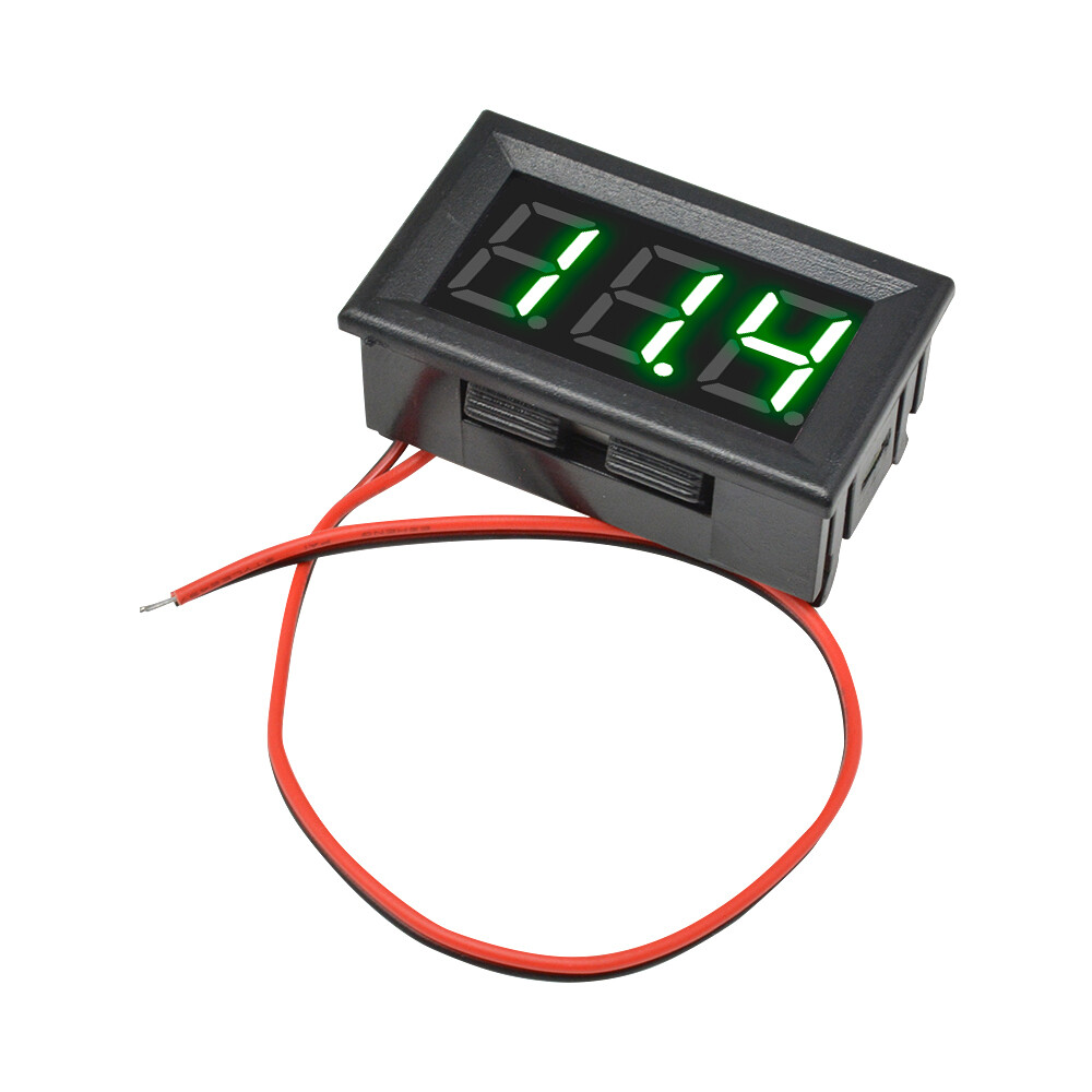 0.56"Green LED Voltmeter 2-Wire Digital Voltage AC70-500V Panel Ammeter Meter