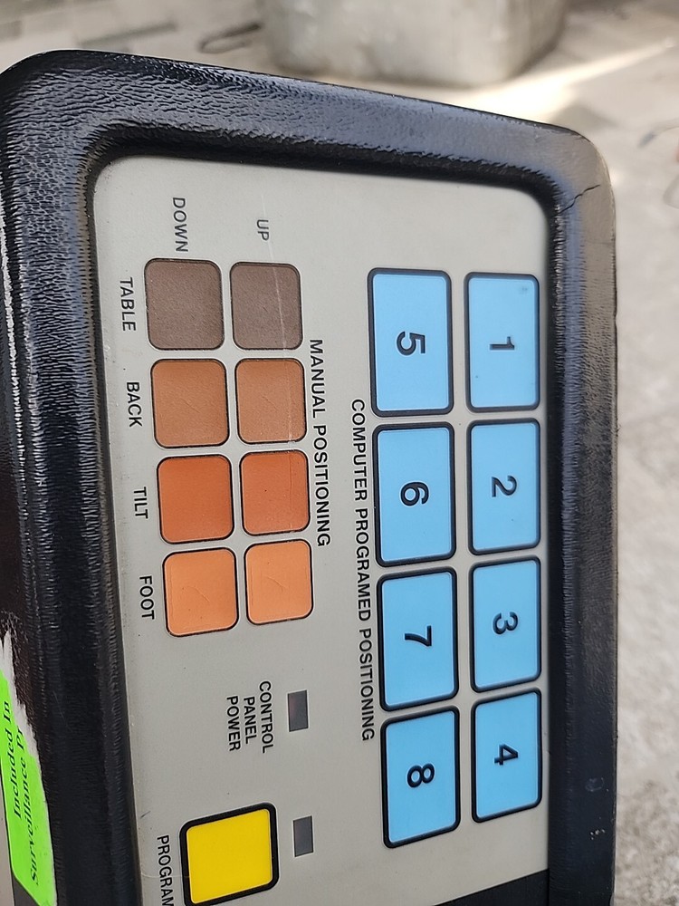 Midmark 411 Power Examination Table Control Panel Program Board Tested