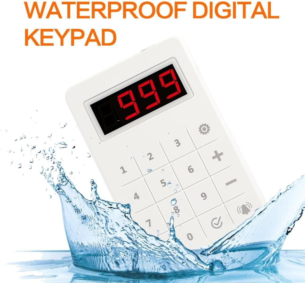 Restaurant Pager System Breakproof 20 Coaster Wless Beeper Buzzer System To