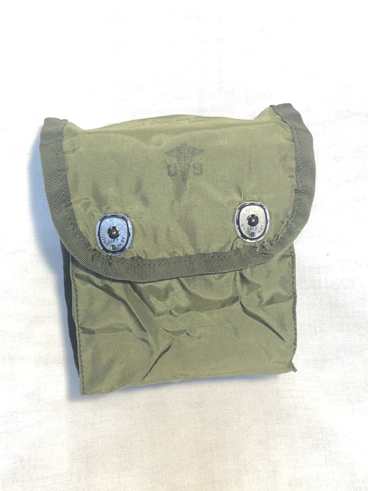 US MILITARY INDIVIDUAL FIRST AID KIT POUCH ONLY IFAK SNAP FLAP & ALICE CLIPS NEW