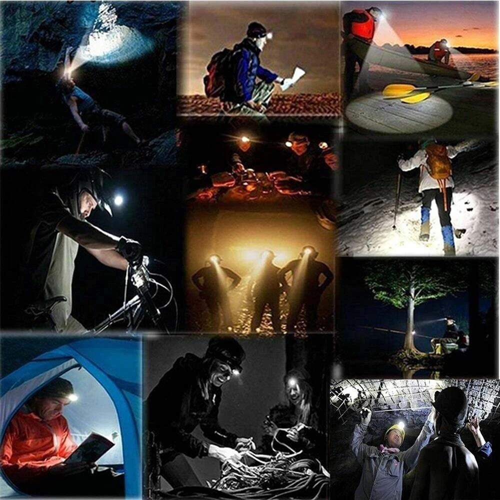9900000LM Super Bright LED Headlamp Rechargeable Headlight Flashlight Head Torch
