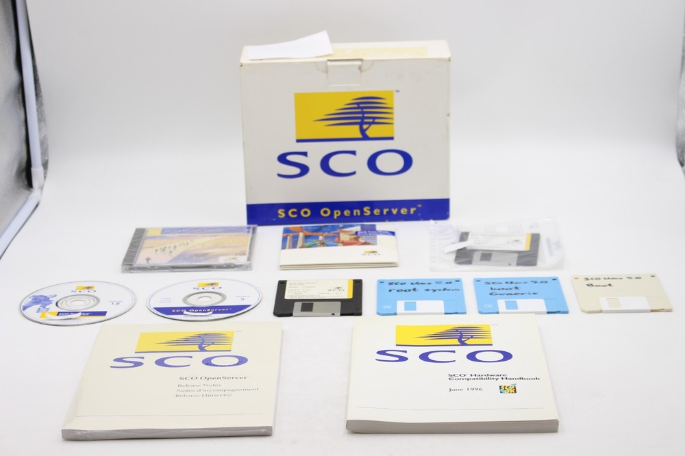 SCO OPENSERVER VERSION 5 Release ToolWare 1 INTERNATIONAL Media Kit Retail Box