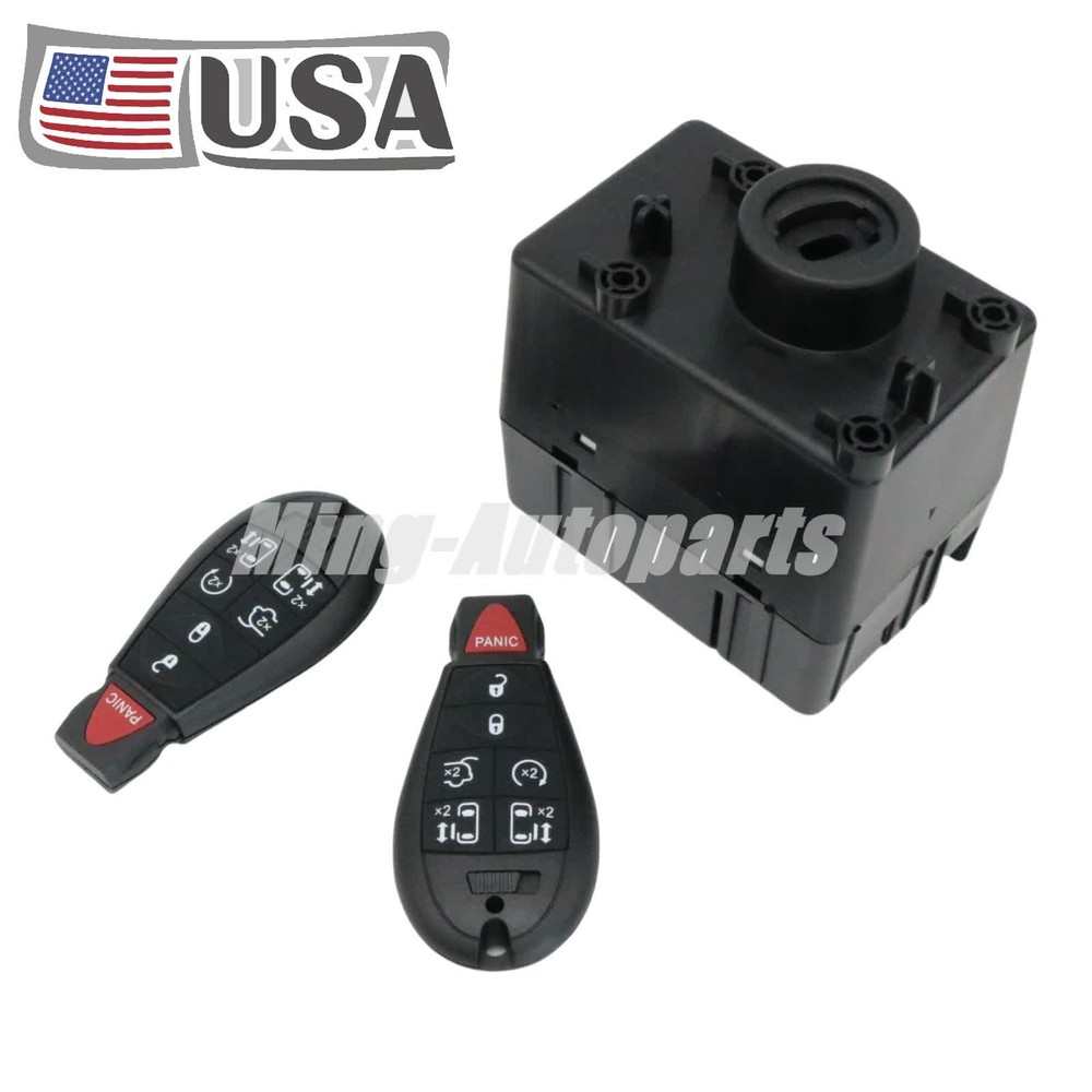 For 09-12 Dodge Ram 1500 Wireless Ignition WIN Module Node -Programmed w/Keys US