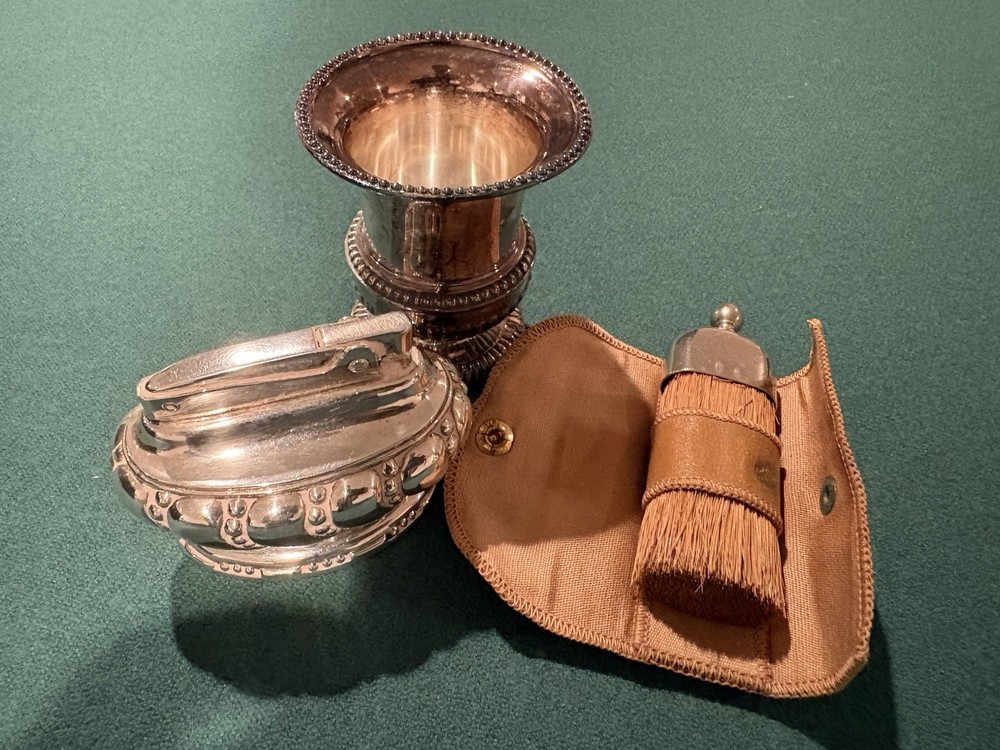 Vintage Silver Played Tableware