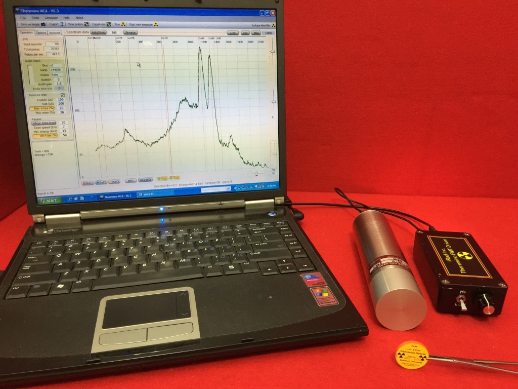 Scionix Holland Gamma Scintillation Detector NaI(Tl) Spectroscopy Ready 38mm