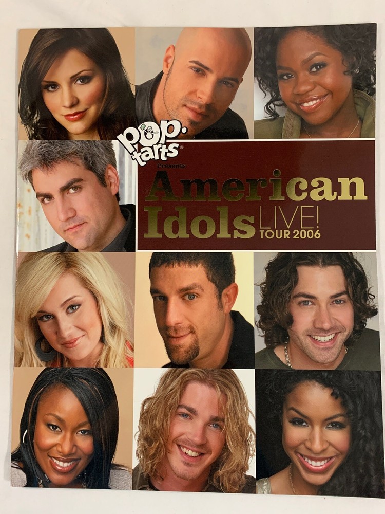 American Idols LIVE! Tour 2006  Hicks McPhee Daughtry Souvenir Program