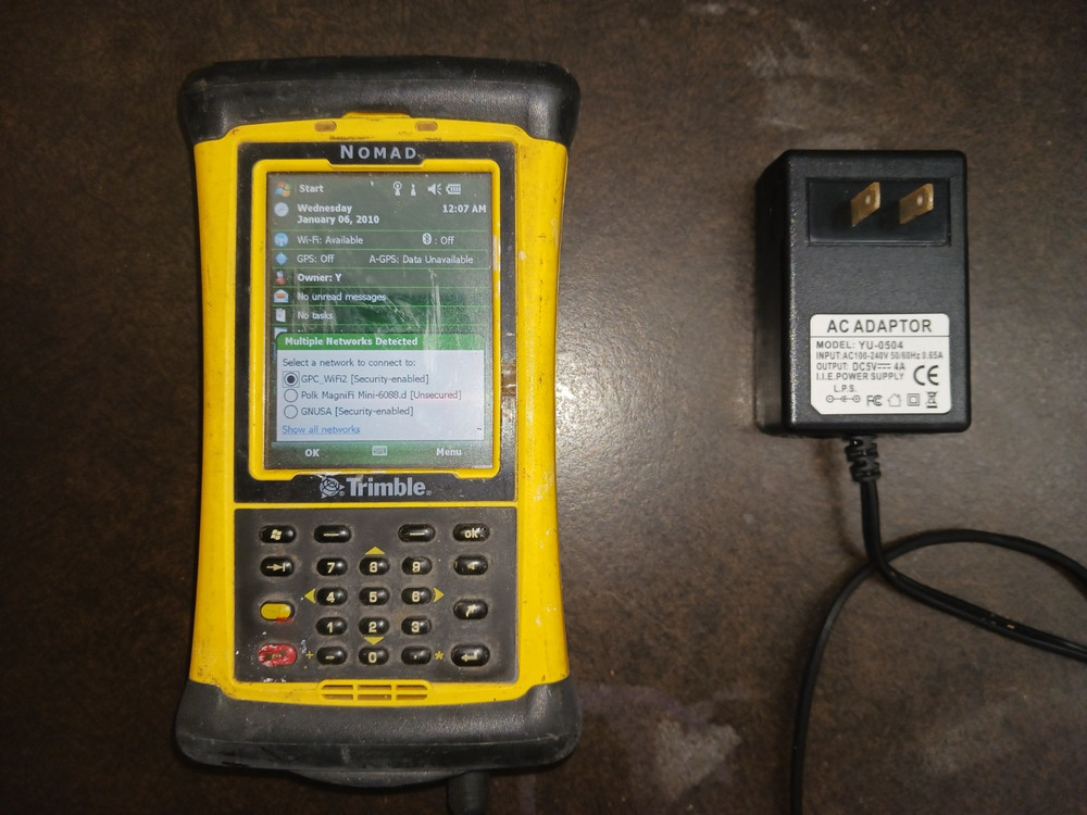 Trimble Nomad Data Collector with charger
