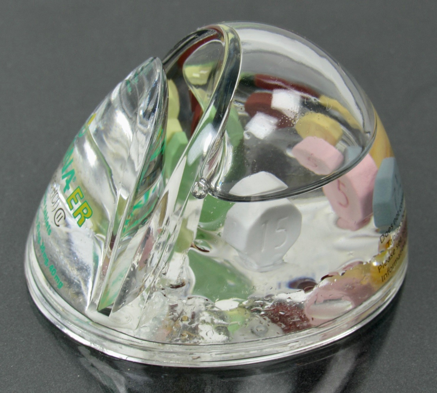 OPANA Lot Clock Pens Magnets Floating Pills Note Holder Drug Rep Pharmaceutical