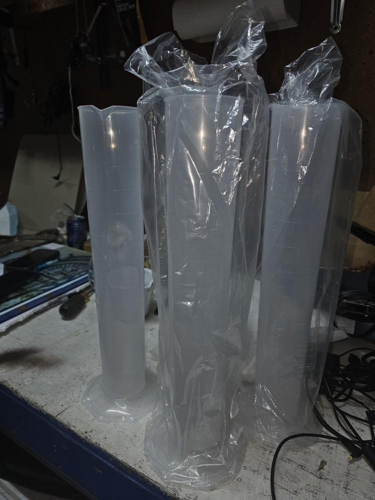 Eisco Labs 1000ml Measuring Cylinder, Class B - Polypropylene 1089