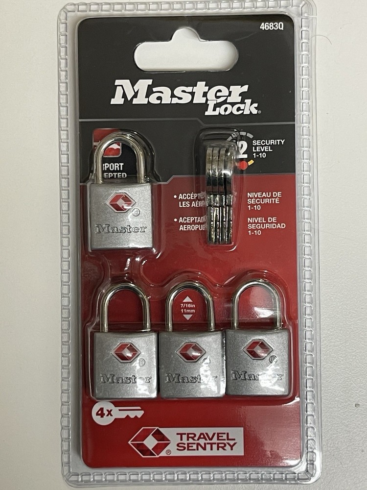 Master Lock 4683Q Keyed TSA approved