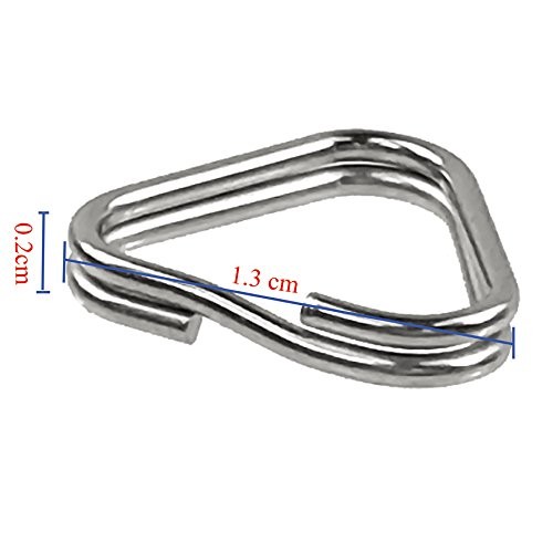 4 Pieces Lug Ring Camera Strap, Triangle Split Ring Hook, Compatible with