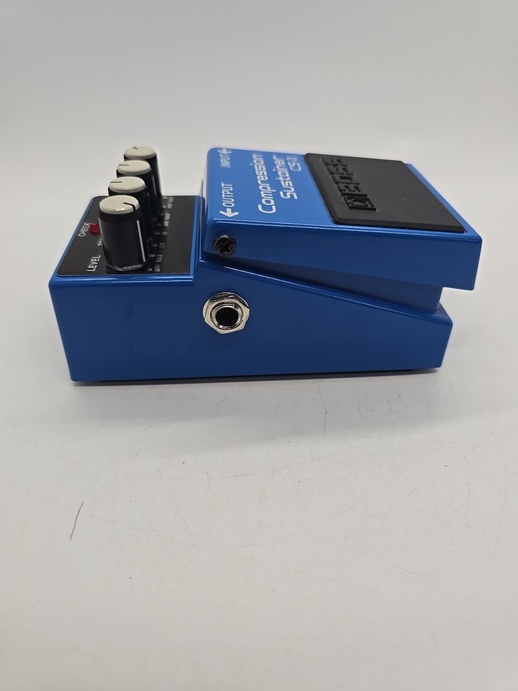 Boss CS-3 Compressor Sustainer Guitar Effect Pedal With Box