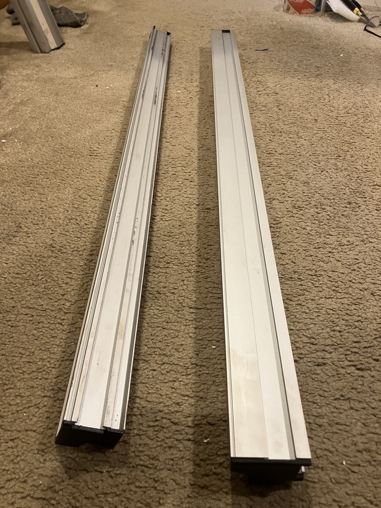 Ryobi 10" Table Saw BT3000 BT3100 Front & Back Rail Rails with locking knobs