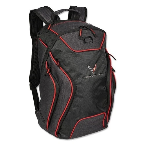 2020 C8 Corvette OGIO Backpack with Corvette Crossed-Flags Logo