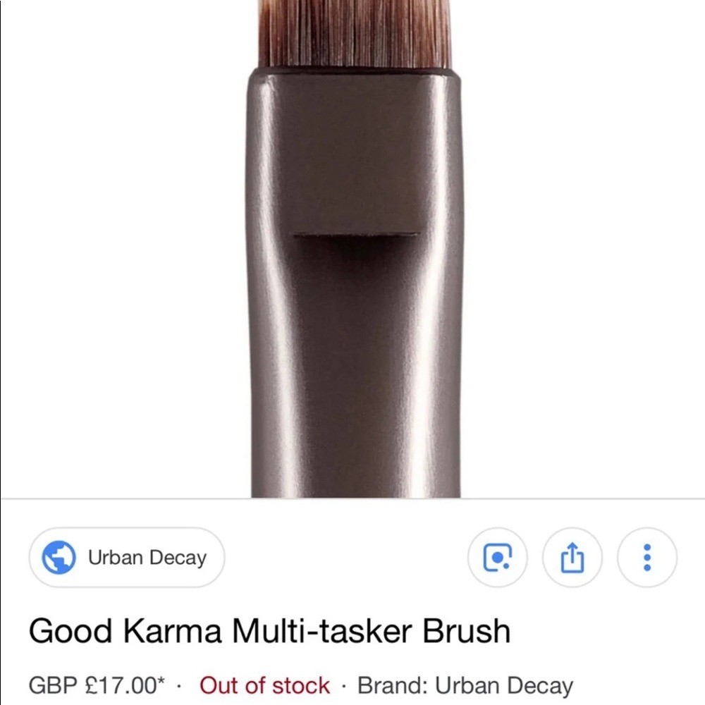 NIB UD multi task eyeshadow brush