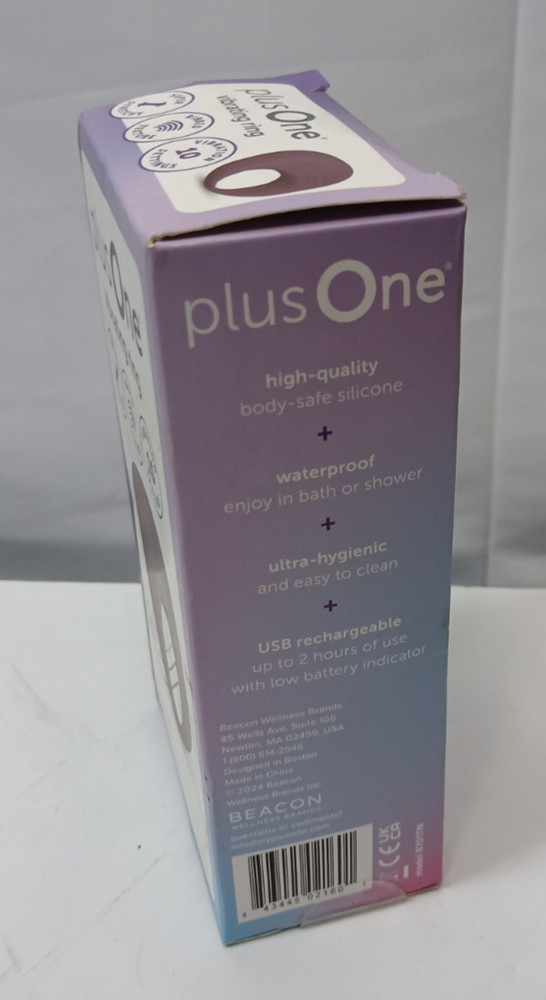 plusOne Waterproof and Rechargeable Vibrating Ring