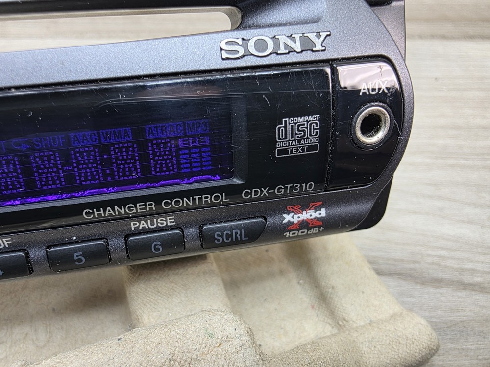 Sony CDX-GT310 Replacement FACEPLATE