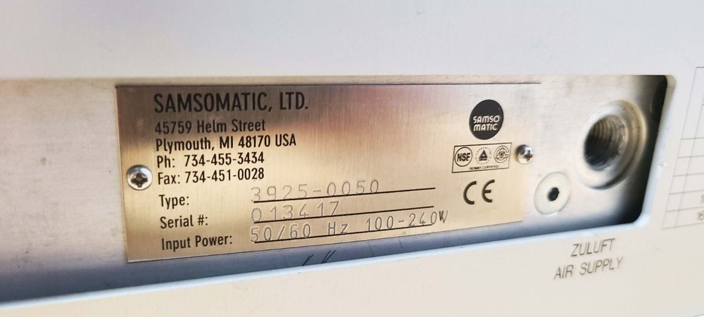 Samso Matic Leak Tester 3925 – 0050