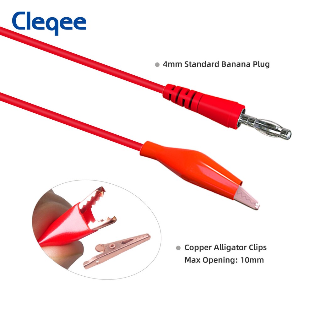 Back Probe Set Multimeter Test Leads Kit with Replaceable Probes Set Banana Plug