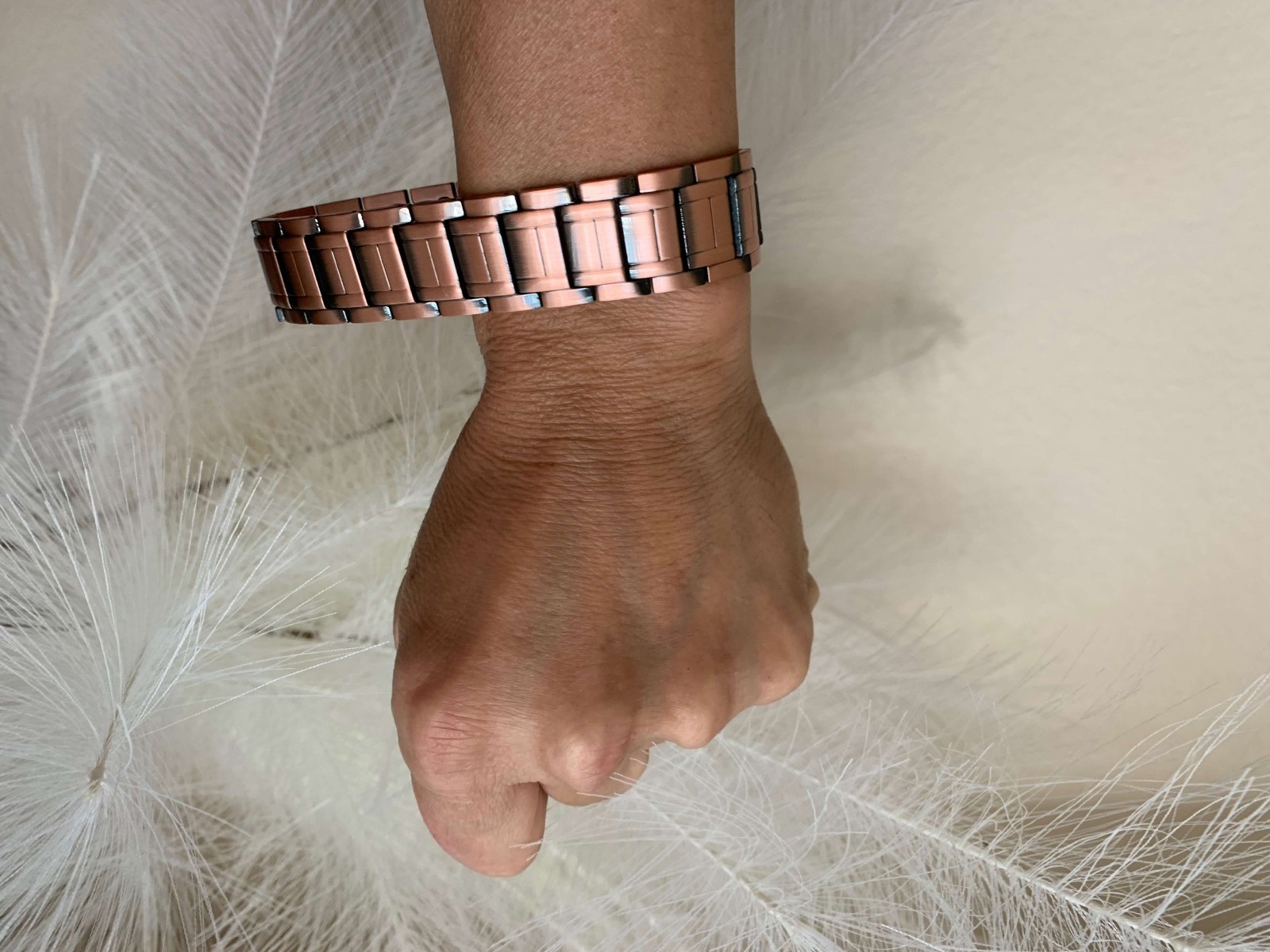 Everest of Pure Copper Magnetic Bracelet Men Arthritis Pain Balance Energy Joy X