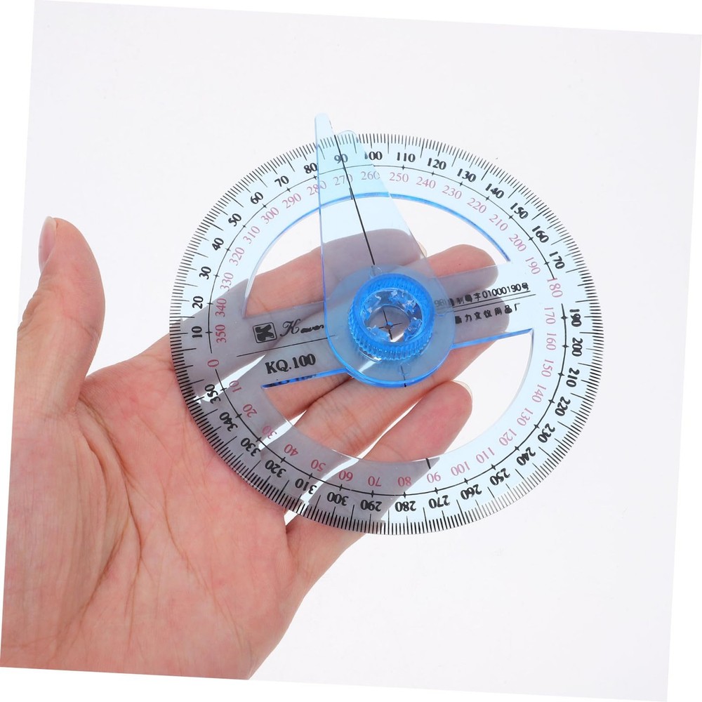 2Pcs Circle Protractor Drafting Tools Protractor Measuring Tool 360-degree Ma...