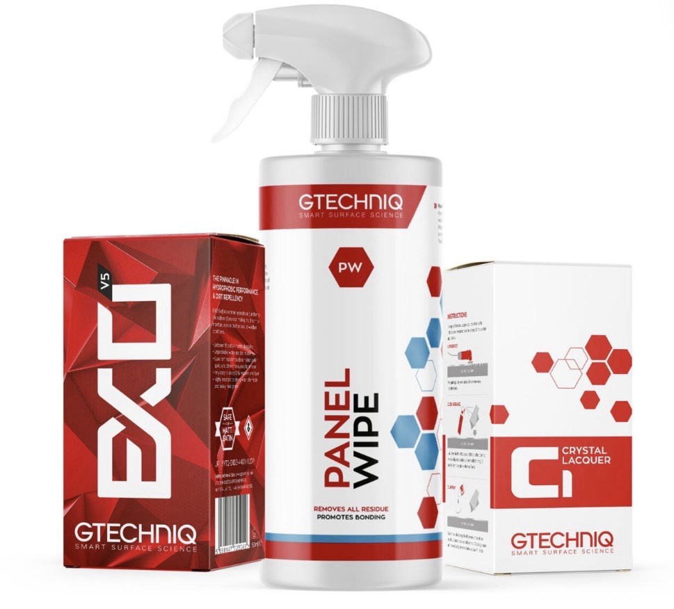 Gtechniq EXO V5 50ml | Ultra Durable Hydrophobic, C1 50ml, And Panel Prep 250mlm